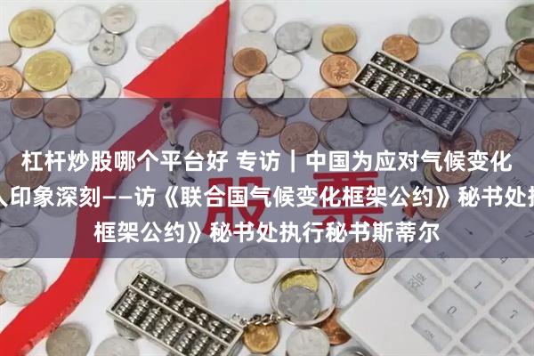 杠杆炒股哪个平台好 专访｜中国为应对气候变化采取的行动令人印象深刻——访《联合国气候变化框架公约》秘书处执行秘书斯蒂尔